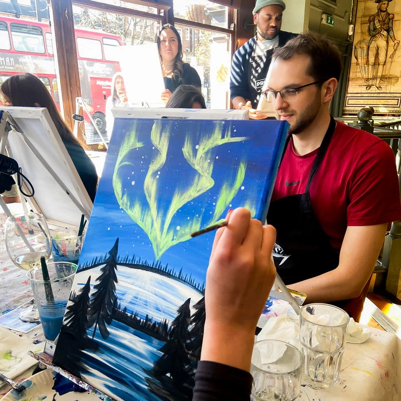 Sip and Paint Artist Workshop - Gift Experience For Two - Image 5