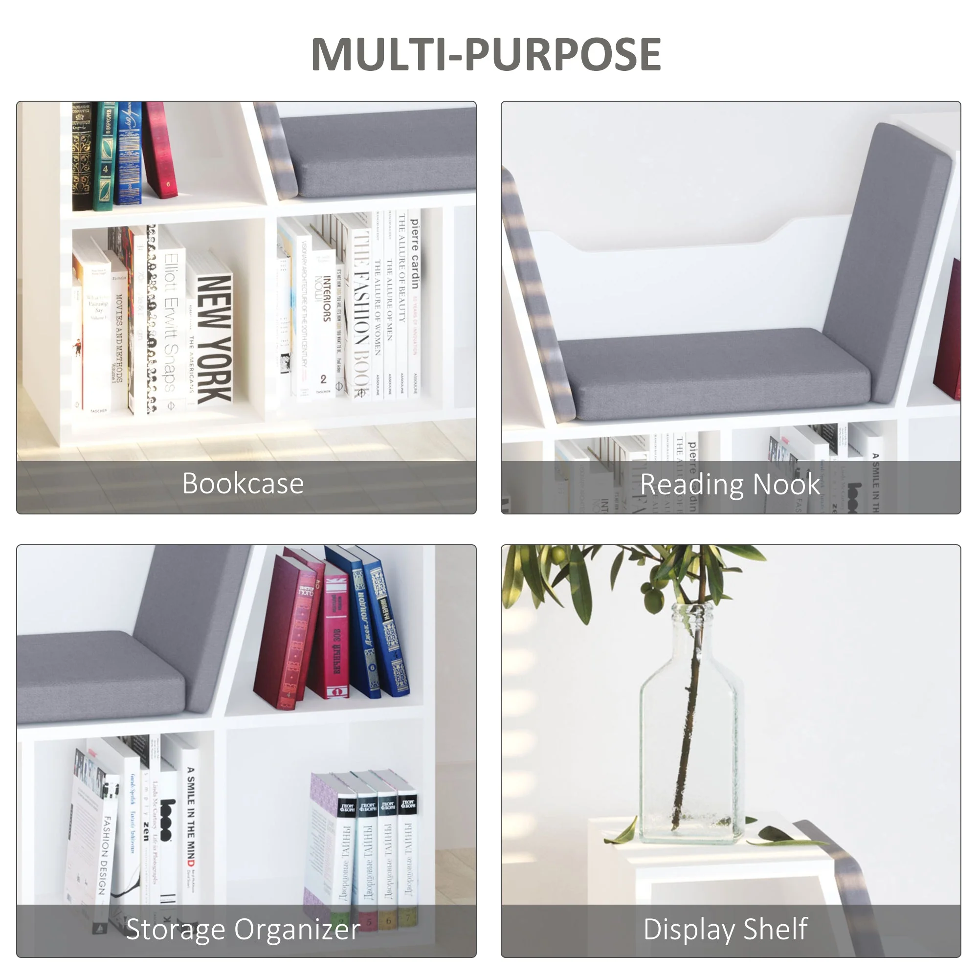 Six-Compartment Bookcase - Image 7