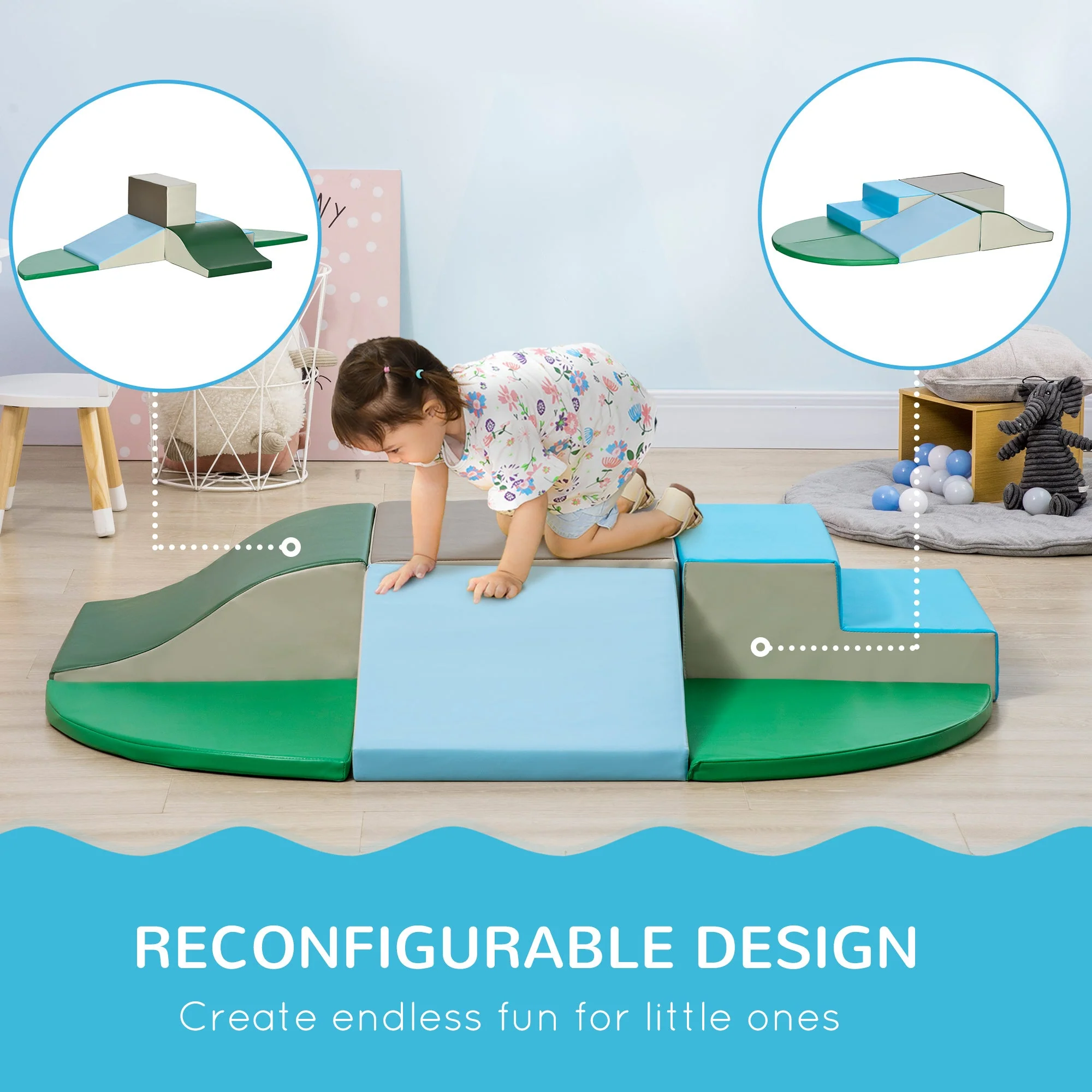 Six-Piece Kids Soft Playset - Image 6