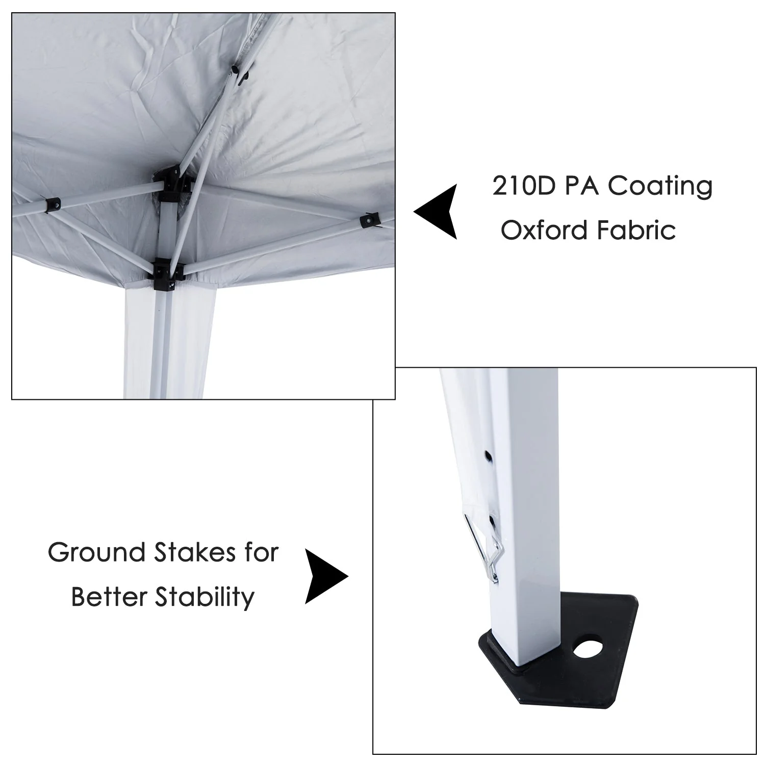 Slant Leg Pop Up Gazebo with Carry Bag - Image 6