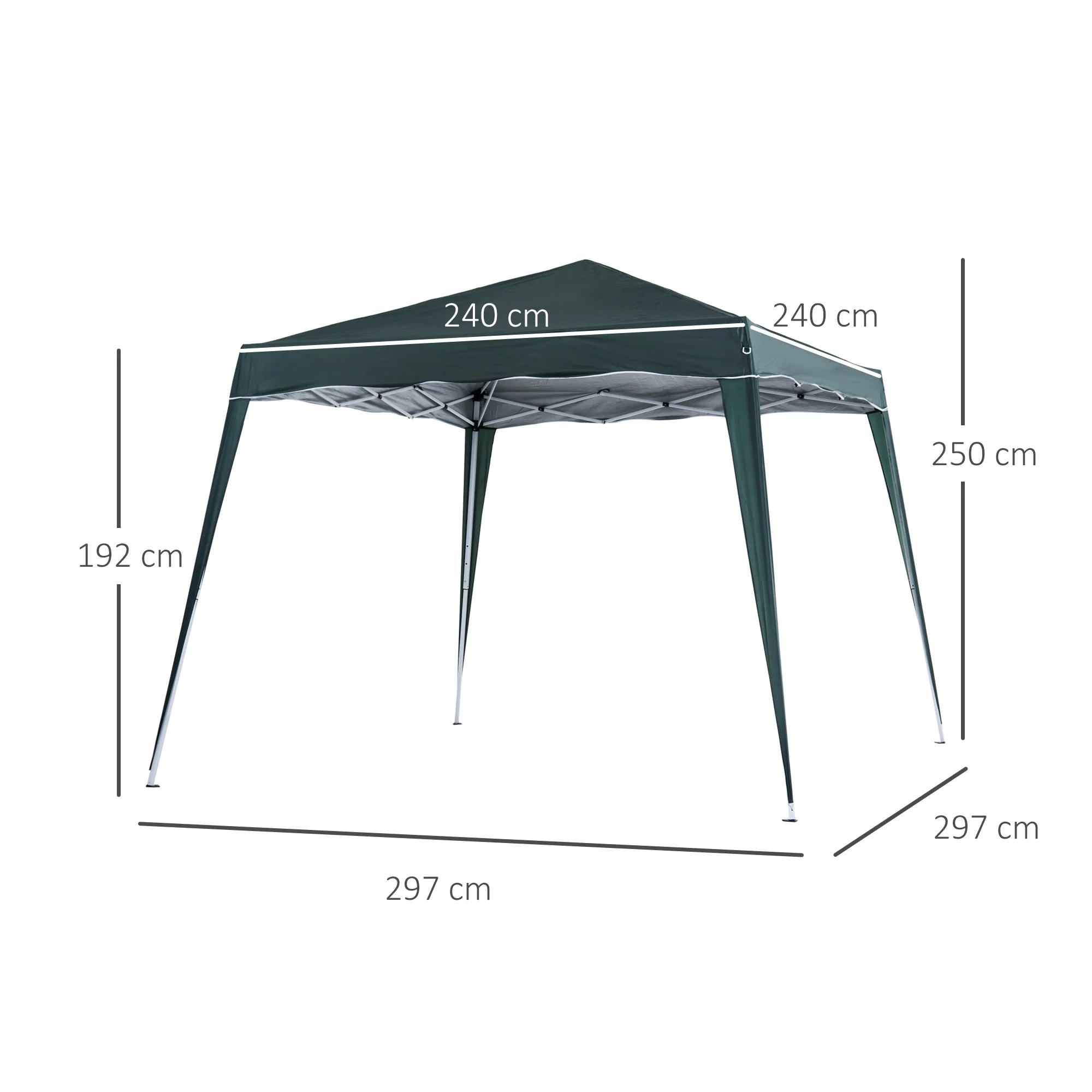 Slant Leg Pop Up Gazebo with Carry Bag - Image 3