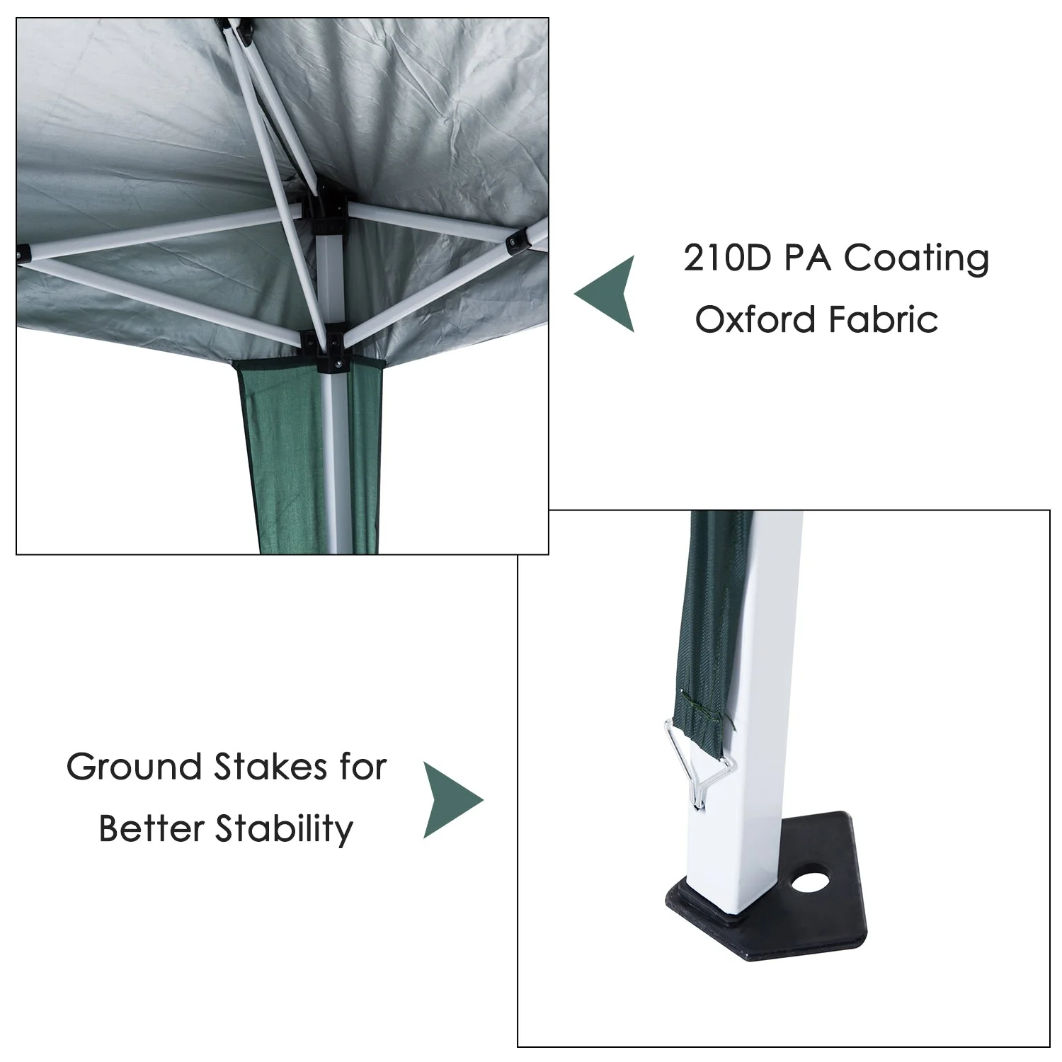 Slant Leg Pop Up Gazebo with Carry Bag - Image 6