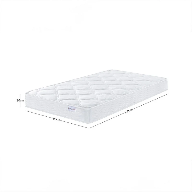 SleepyCastle Single Mattress Polyester White 3 x 6ft - Image 5