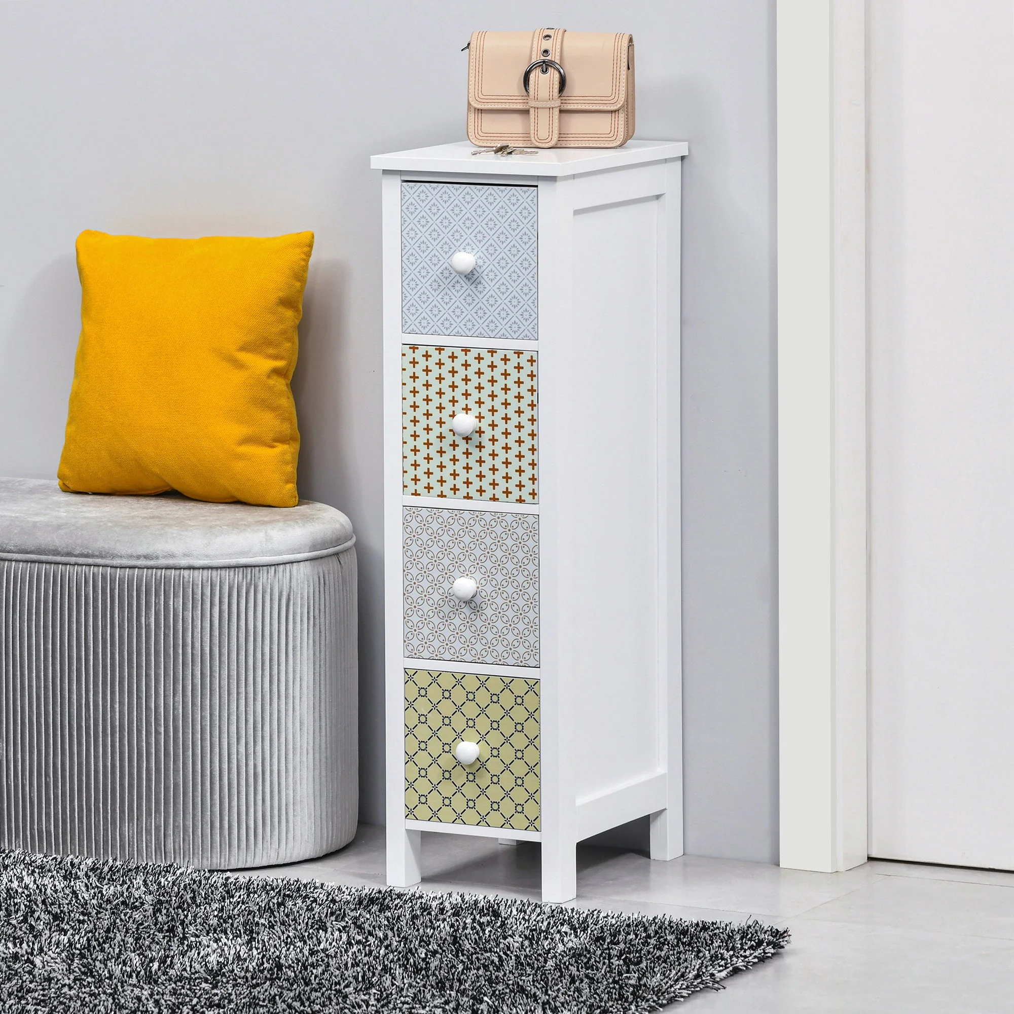 Slim Four-Drawer Cabinet - Image 2