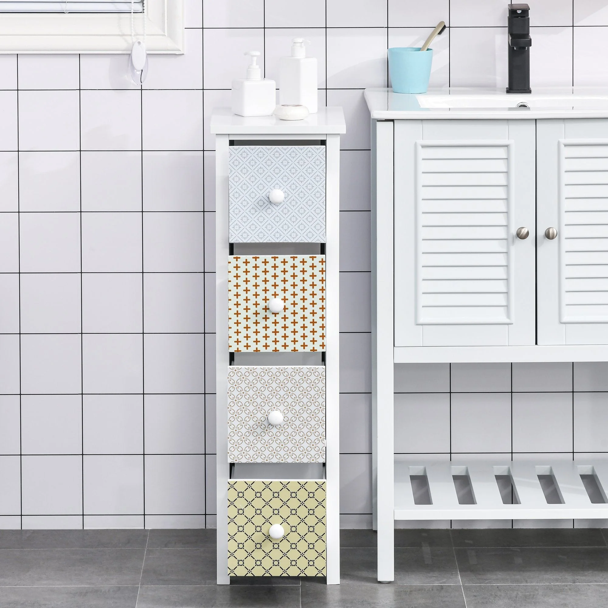 Slim Four-Drawer Cabinet - Image 7