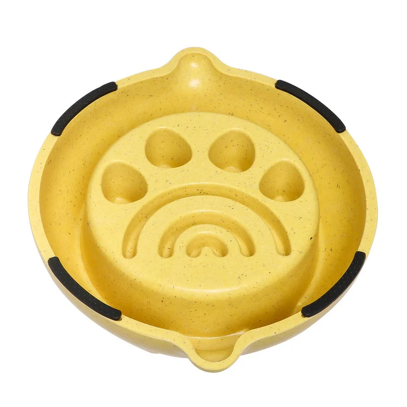 Small Dog Bowl Yellow Bamboo 22.5cm by Pet Brands - Image 3