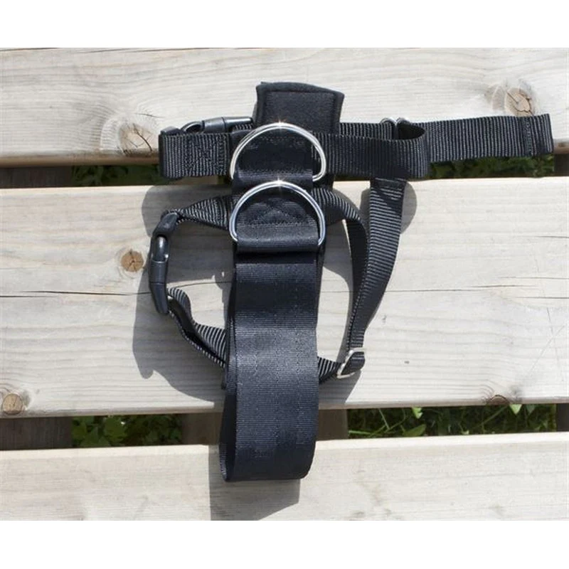 Small Dog Car Harness Black Polyester 19.5cm by RAC - Image 3