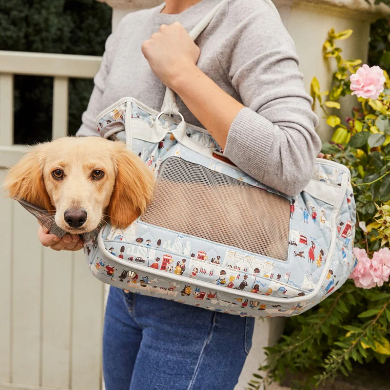Small Dog Pet carrier Blue Polyester 42cm by Cath Kidston - Image 4