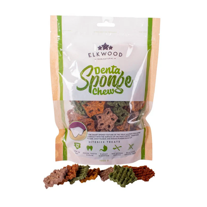 Sponge Dog Dental Chew by Elkwood 100g - Image 2