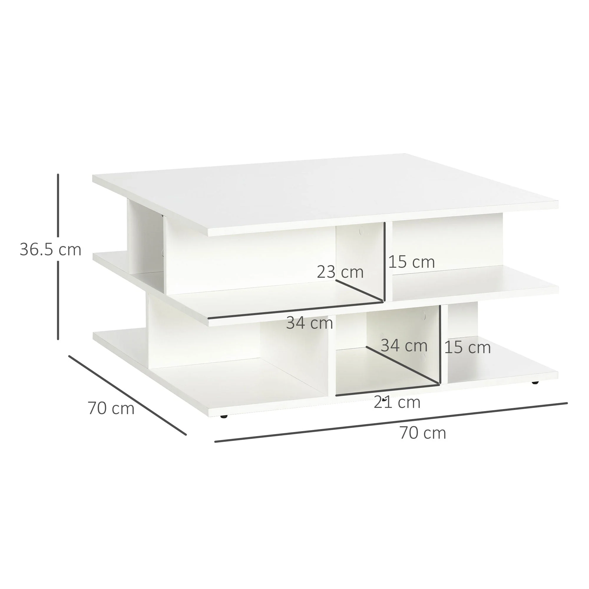 Square Coffee Tables for Living Room - Image 3