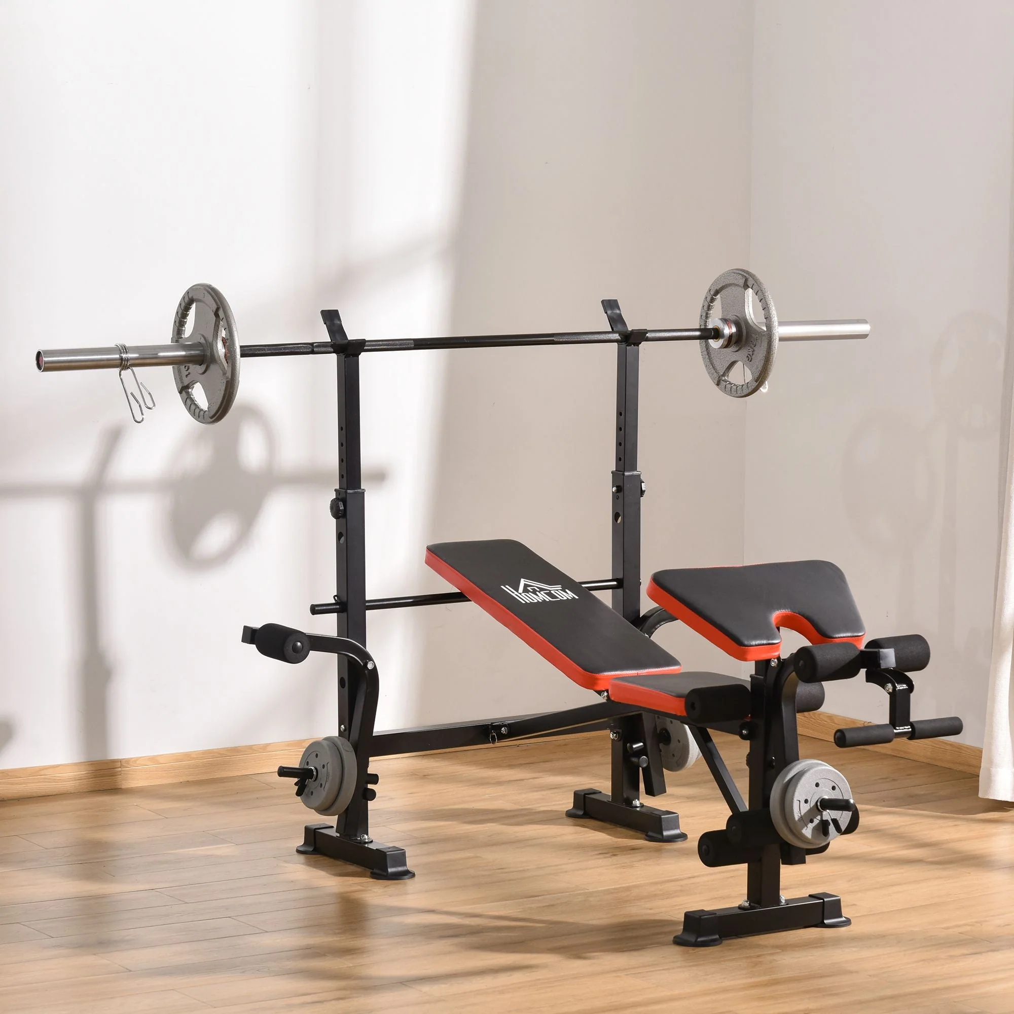 Steel Multi-Function Adjustable Weight Training Bench Gym Fitness Lifting Bench - Image 2