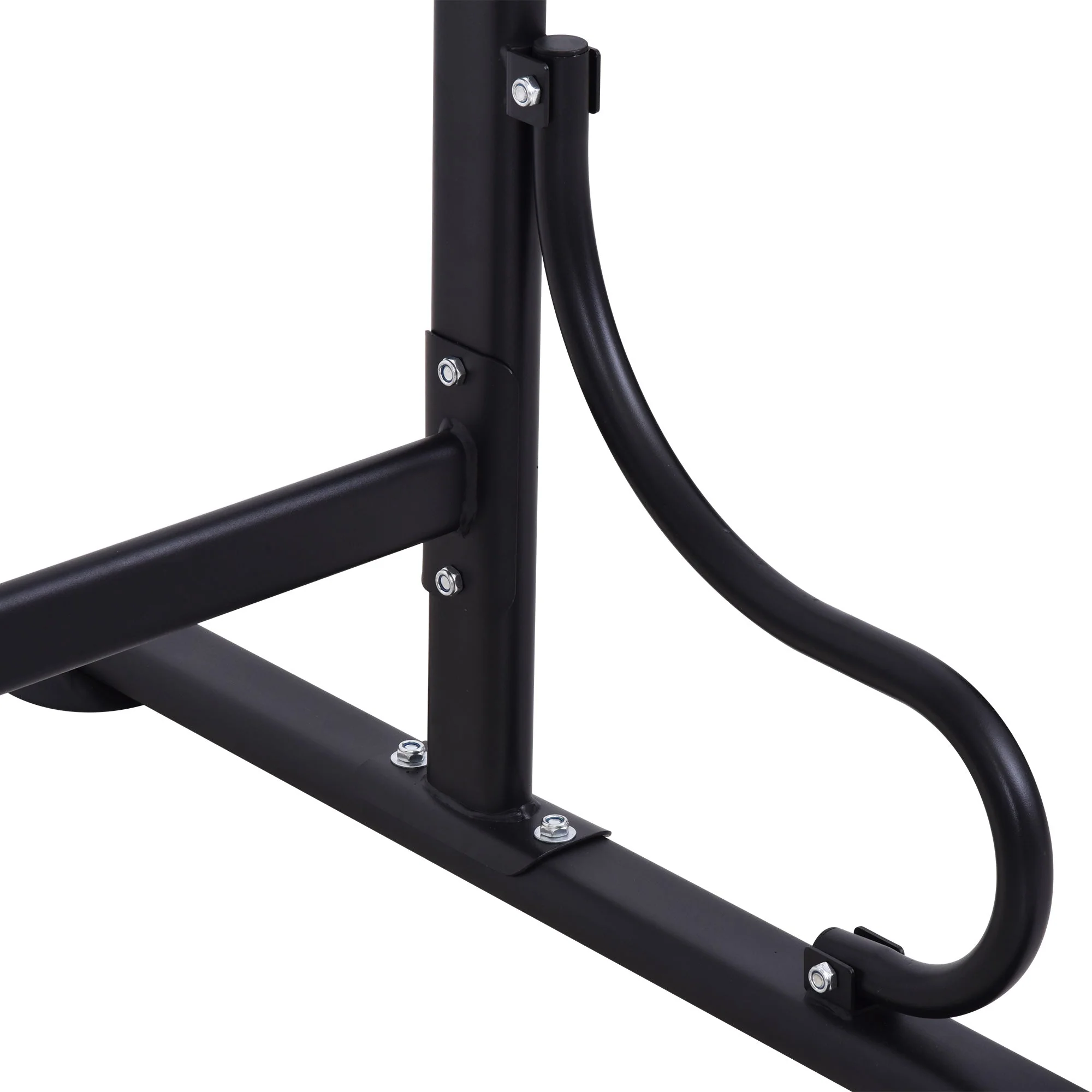 Steel Multi-Use Exercise Power Tower Pull Up Station Adjustable Height W/ Grips - Image 8