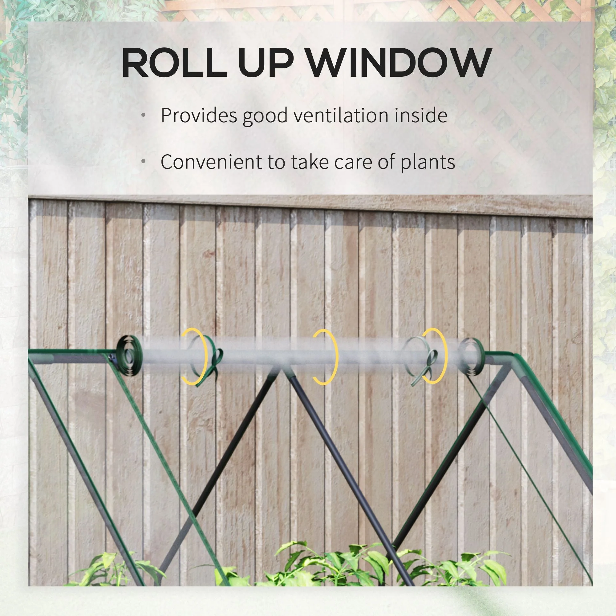 Steel Raised Garden Planter Box Kit with Greenhouse - Image 8