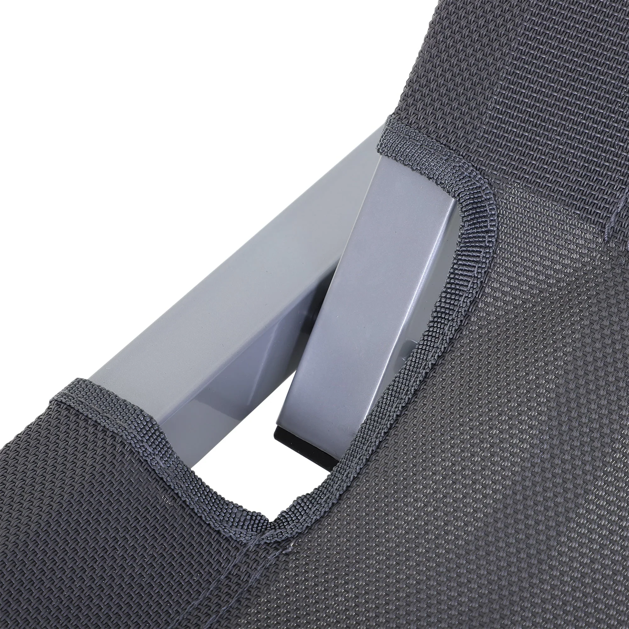 Sun Lounger Relaxer Recliner w/ 5-Position Adjustable Backrest Pool Sun Bathing - Image 7