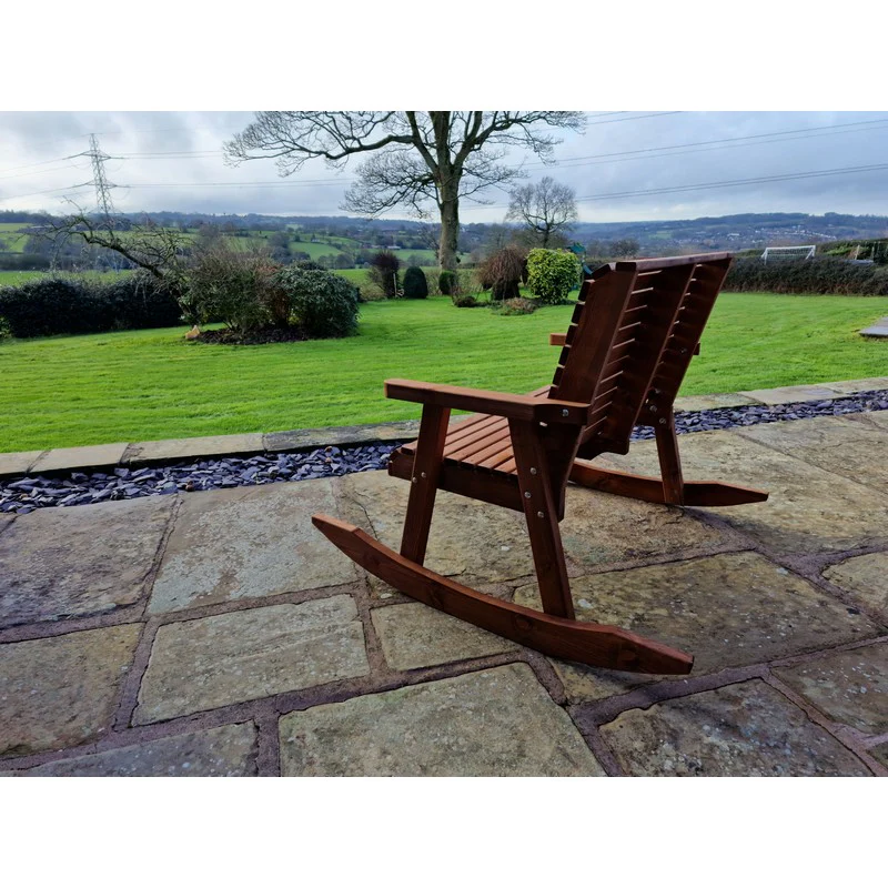Swedish Redwood Garden Bench by Churnet Valley - 2 Seat - Image 7
