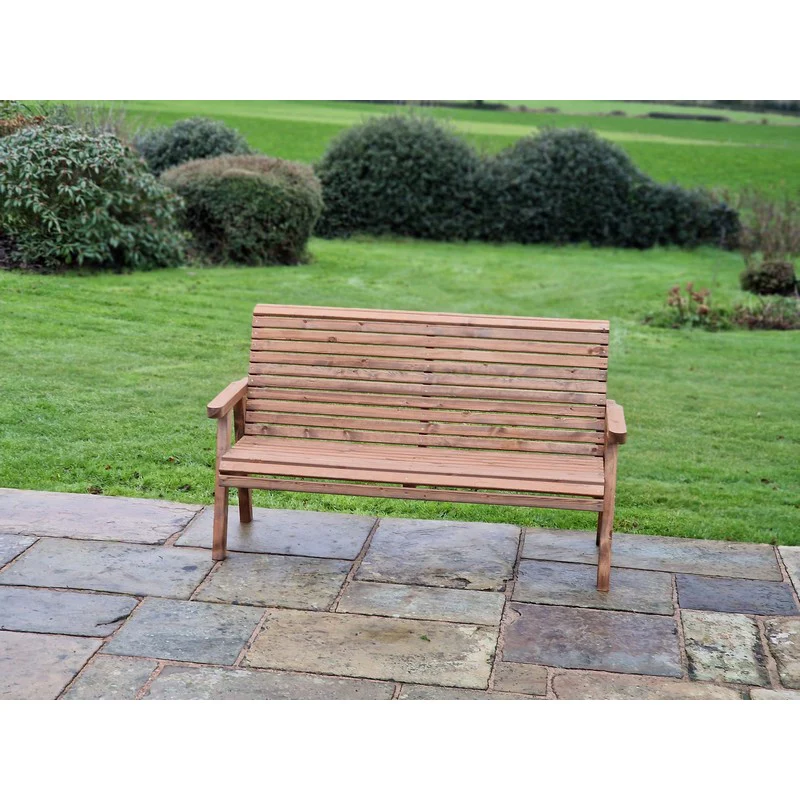Swedish Redwood Garden Bench by Churnet Valley - 3 Seats - Image 6