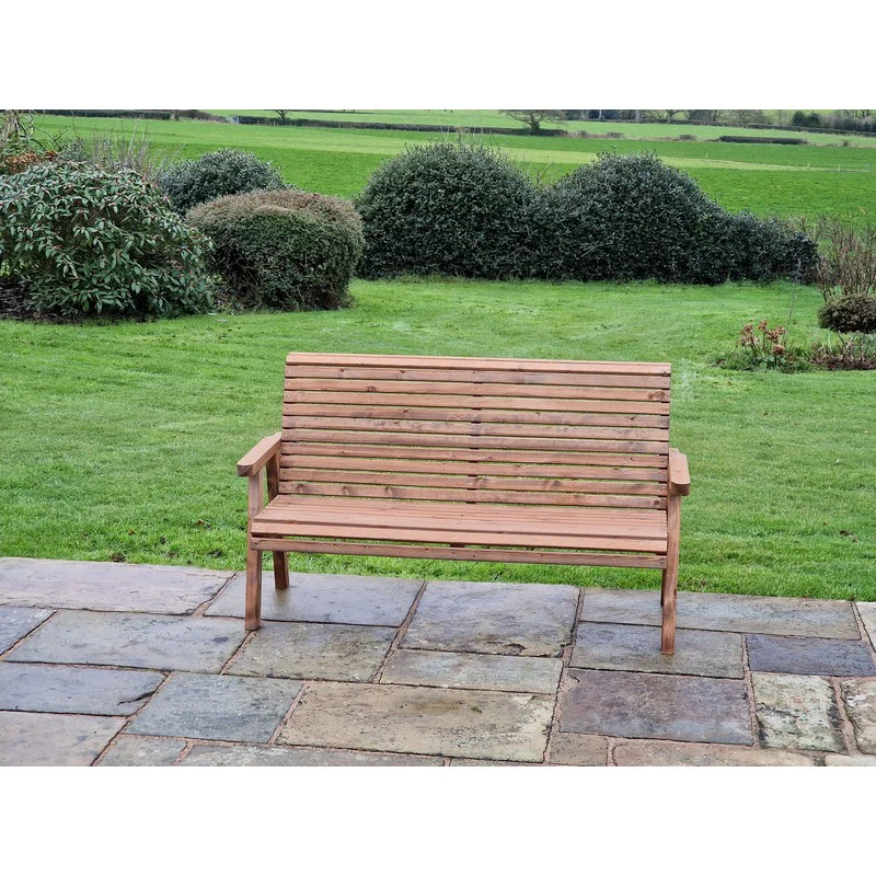 Swedish Redwood Garden Bench by Churnet Valley - 3 Seats - Image 7