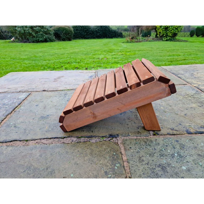 Swedish Redwood Garden Footstool by Churnet Valley - Image 2