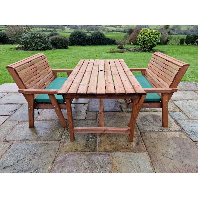 Swedish Redwood Garden Furniture Set by Churnet Valley - 4 Seat - Image 3