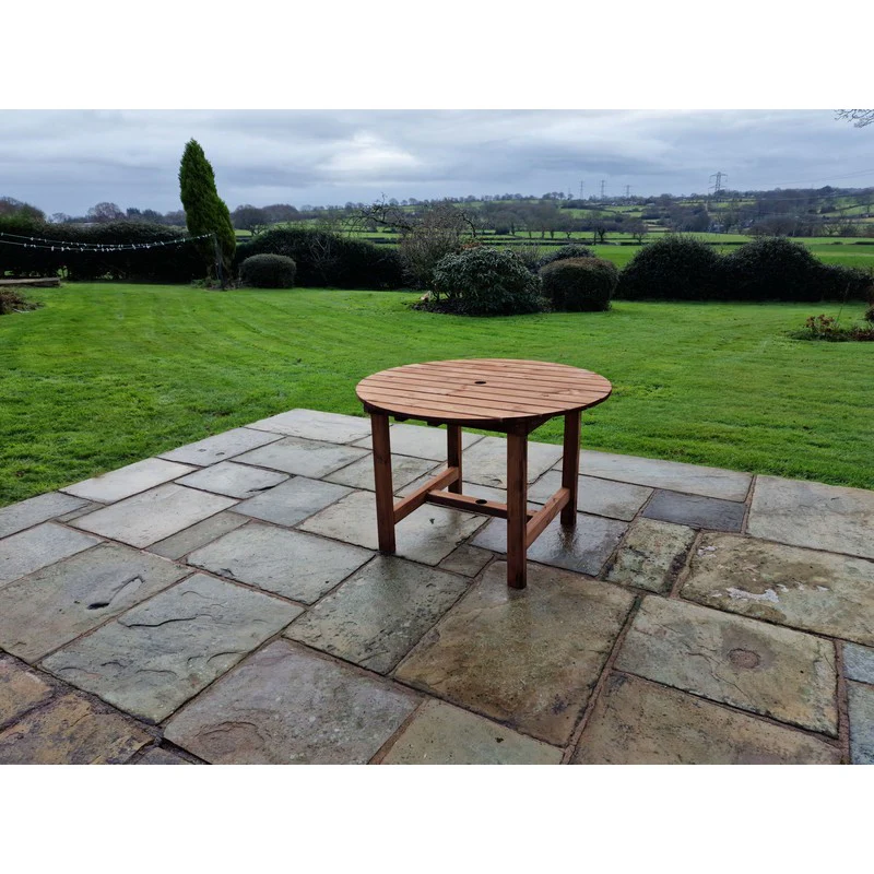 Swedish Redwood Garden Table by Churnet Valley - 4 Seat - Image 5