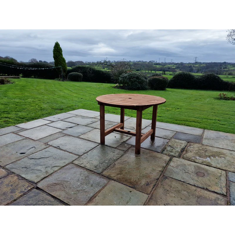 Swedish Redwood Garden Table by Churnet Valley - 4 Seat - Image 6