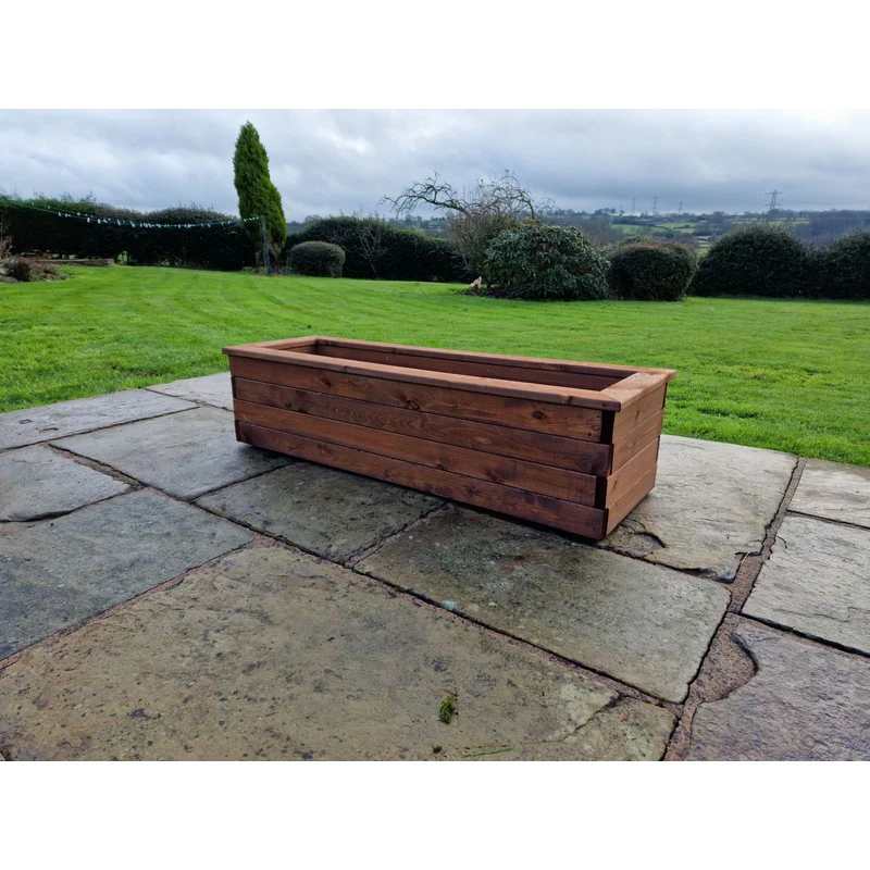 Swedish Redwood Garden Trough Planter by Churnet Valley - Image 5