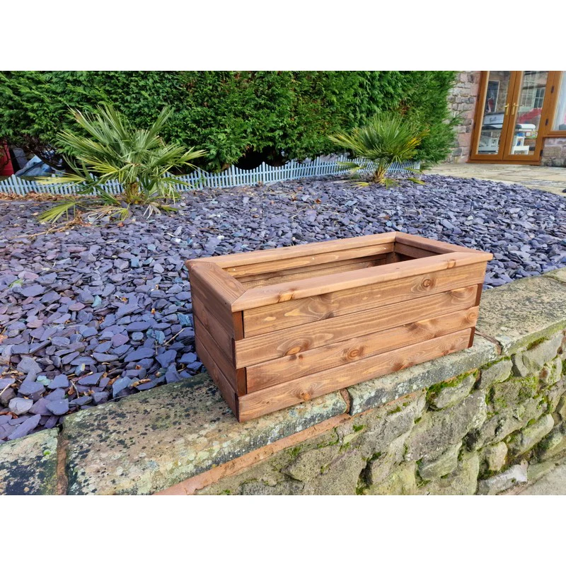 Swedish Redwood Garden Trough Planter by Churnet Valley - Image 9