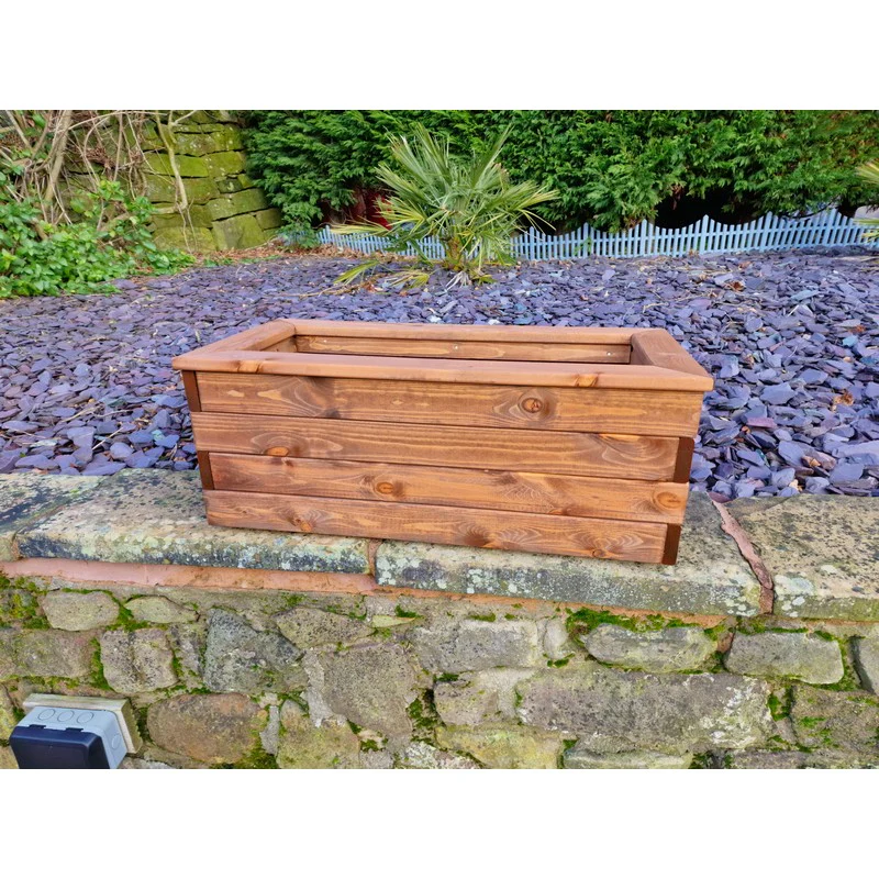 Swedish Redwood Garden Trough Planter by Churnet Valley - Image 2