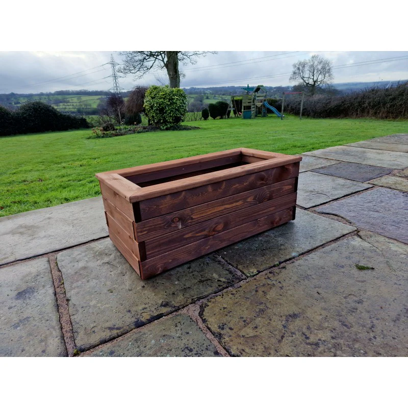 Swedish Redwood Garden Trough Planter by Churnet Valley - Image 5