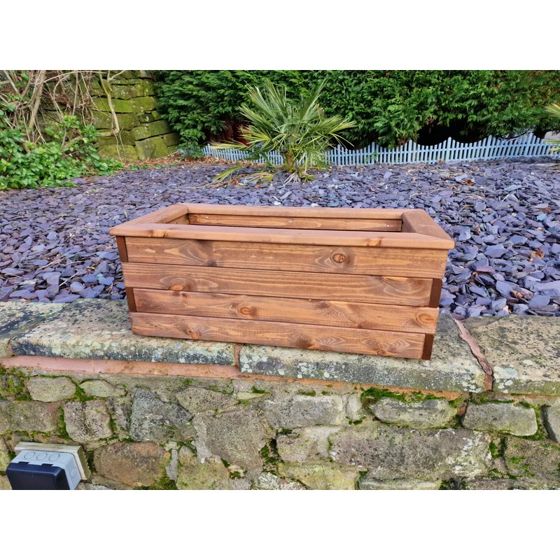 Swedish Redwood Garden Trough Planter by Churnet Valley - Image 8