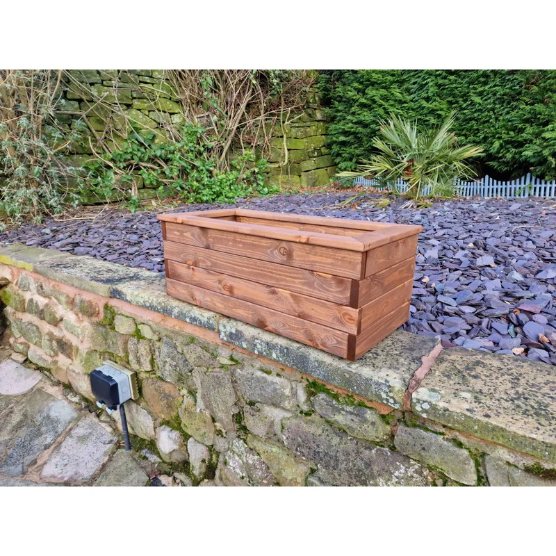 Swedish Redwood Garden Trough Planter by Churnet Valley - Image 9