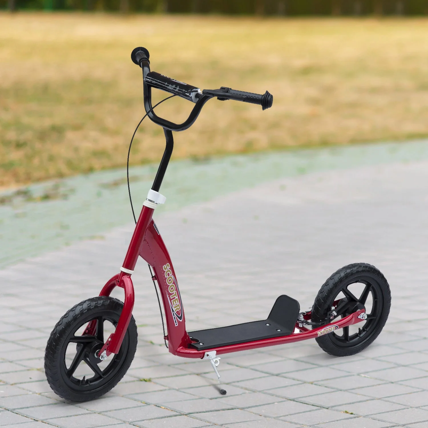 Teen Push Scooter Kids Children Stunt Scooter w/ 12" EVA Tyres - Image 2