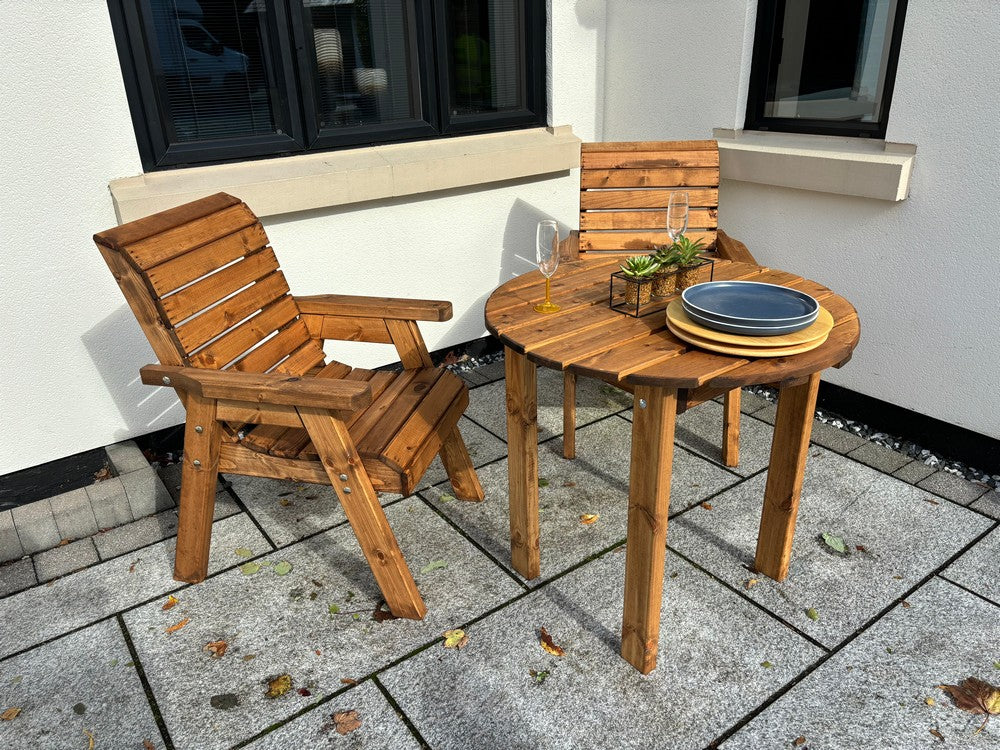Thatcham Garden Patio Dining Set by Charles Taylor - 2 Seats - Image 11