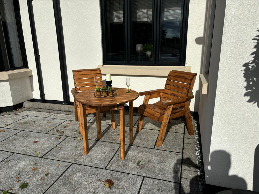 Thatcham Garden Patio Dining Set by Charles Taylor - 2 Seats - Image 13