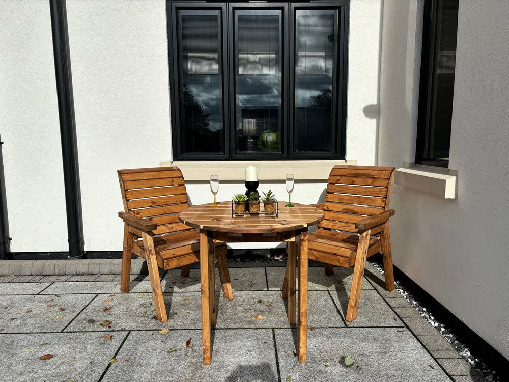 Thatcham Garden Patio Dining Set by Charles Taylor - 2 Seats - Image 16