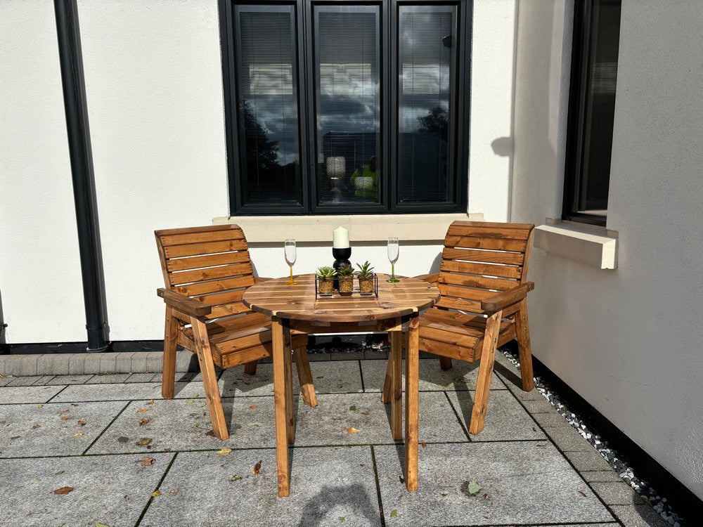 Thatcham Garden Patio Dining Set by Charles Taylor - 2 Seats - Image 17