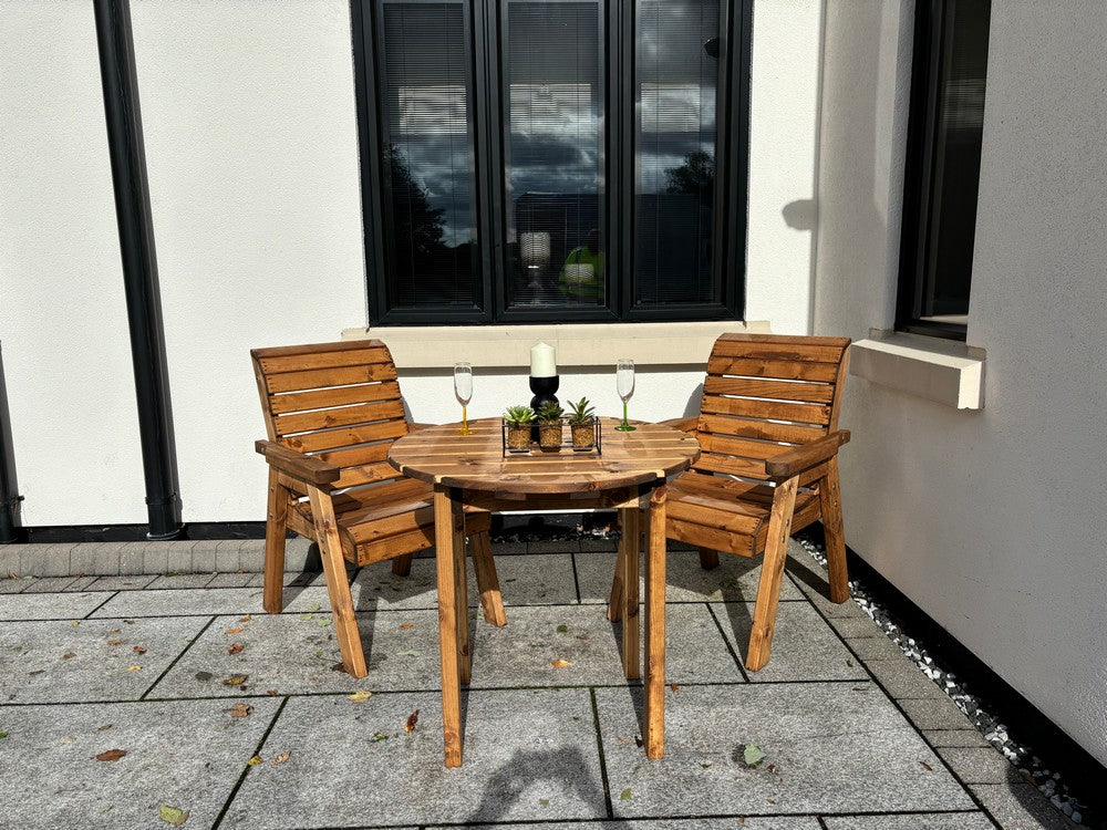 Thatcham Garden Patio Dining Set by Charles Taylor - 2 Seats - Image 18
