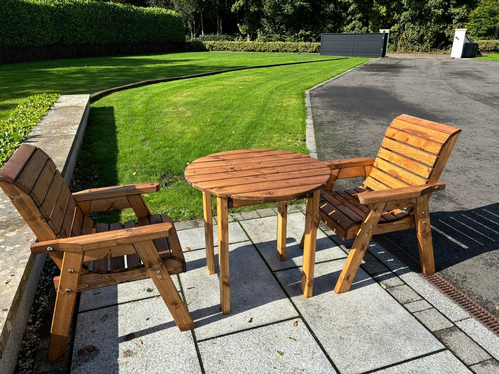 Thatcham Garden Patio Dining Set by Charles Taylor - 2 Seats - Image 2