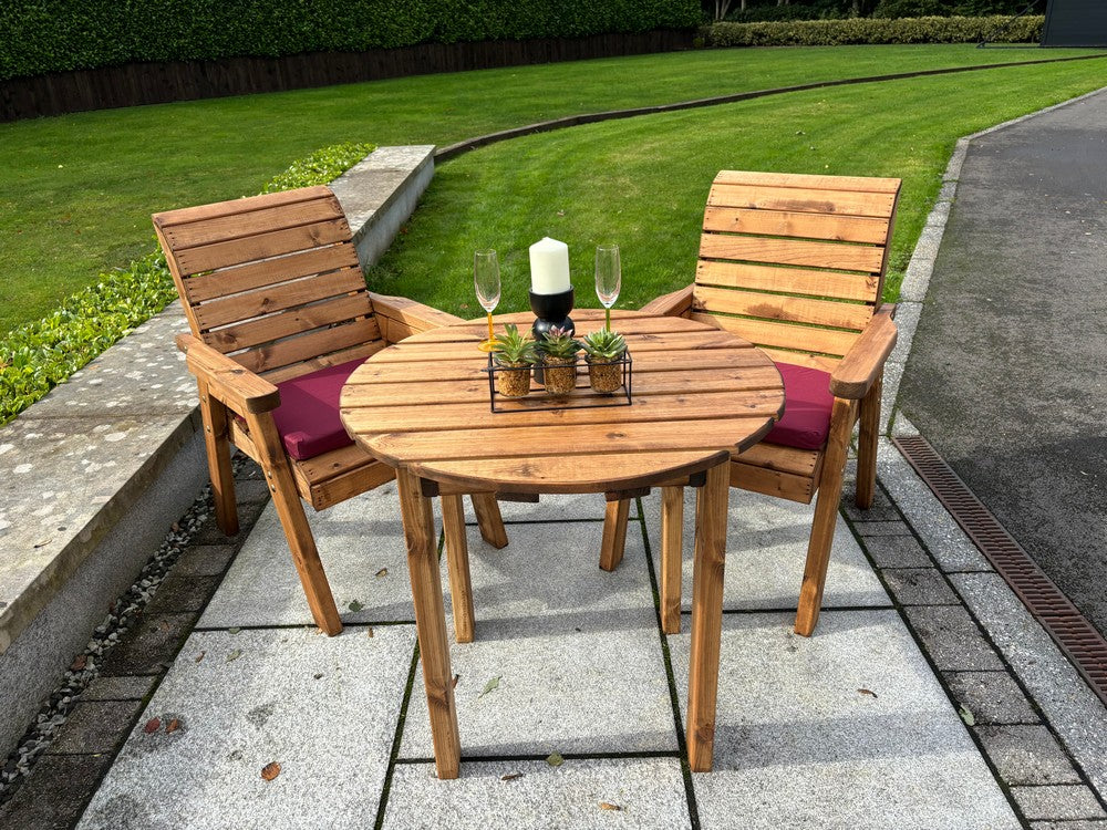 Thatcham Garden Patio Dining Set by Charles Taylor - 2 Seats - Image 25