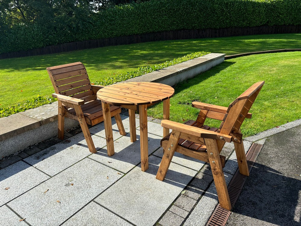 Thatcham Garden Patio Dining Set by Charles Taylor - 2 Seats - Image 3