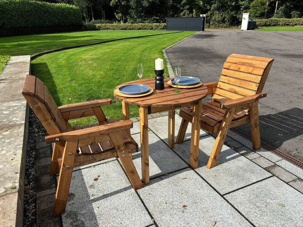 Thatcham Garden Patio Dining Set by Charles Taylor - 2 Seats - Image 36