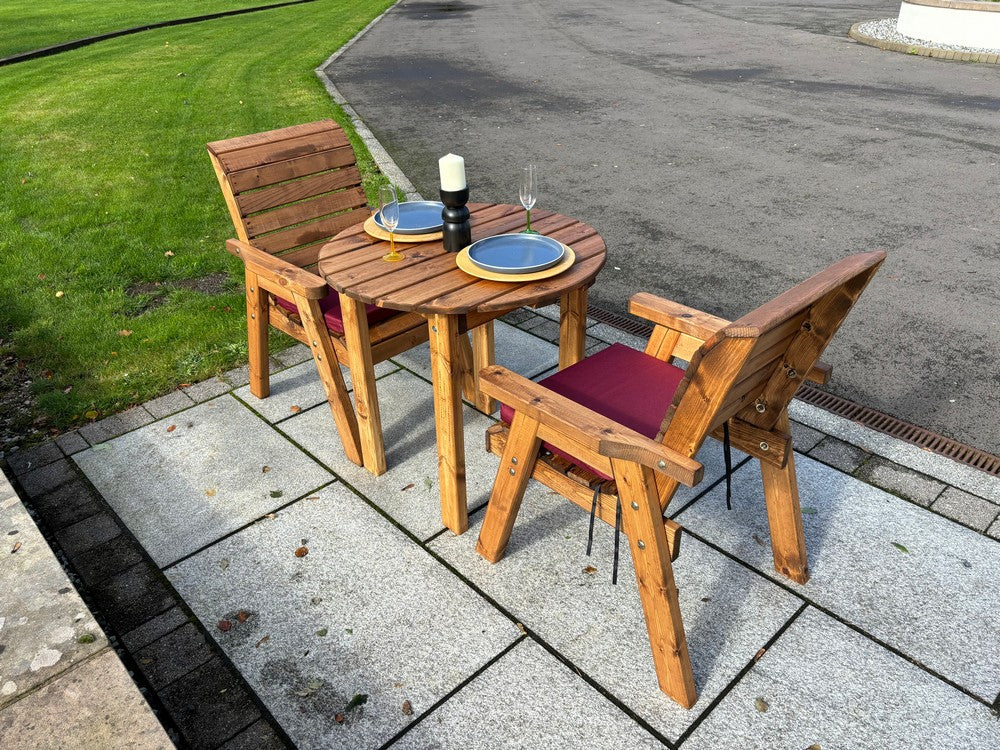 Thatcham Garden Patio Dining Set by Charles Taylor - 2 Seats - Image 43