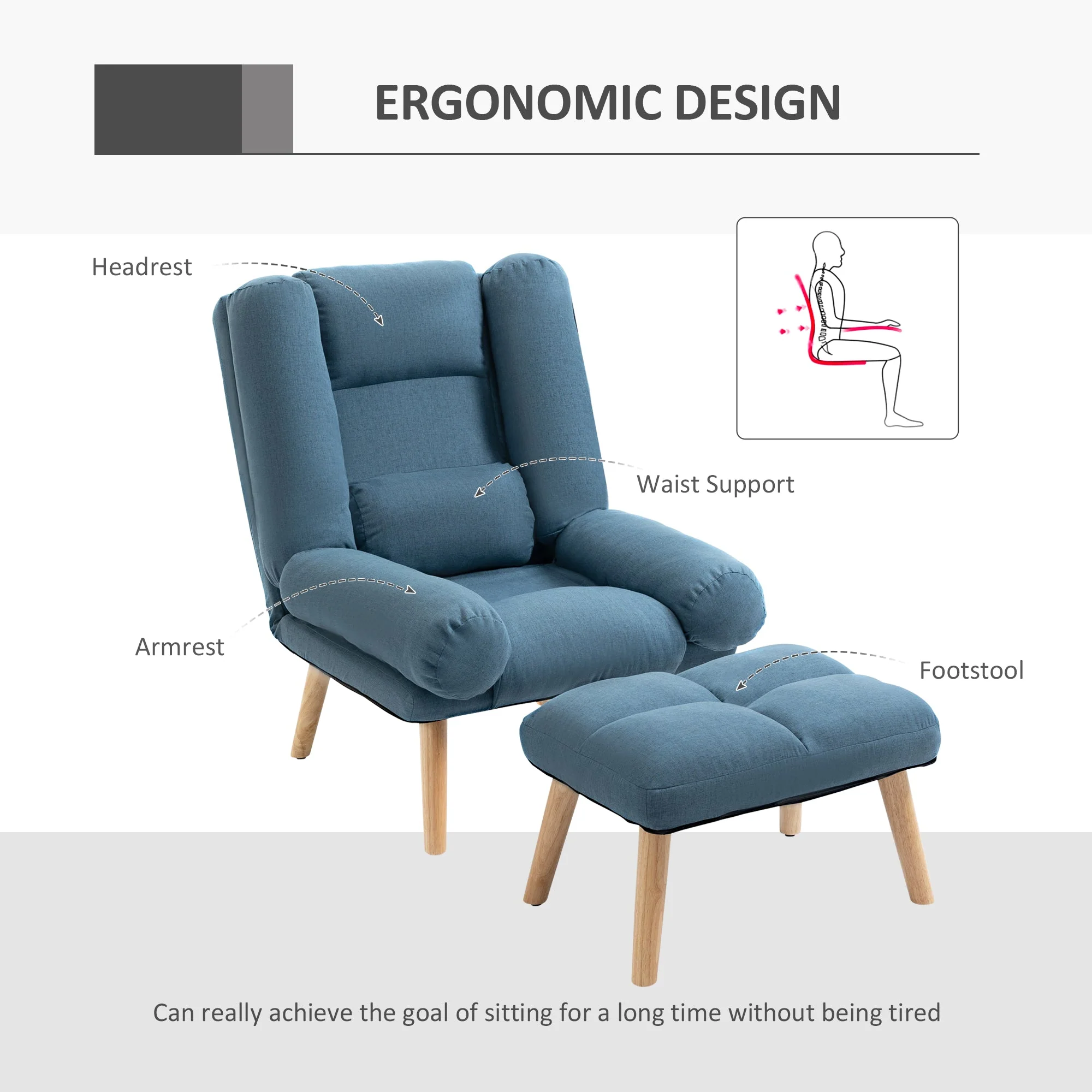 Three-Position Reclining Armchair - Image 5