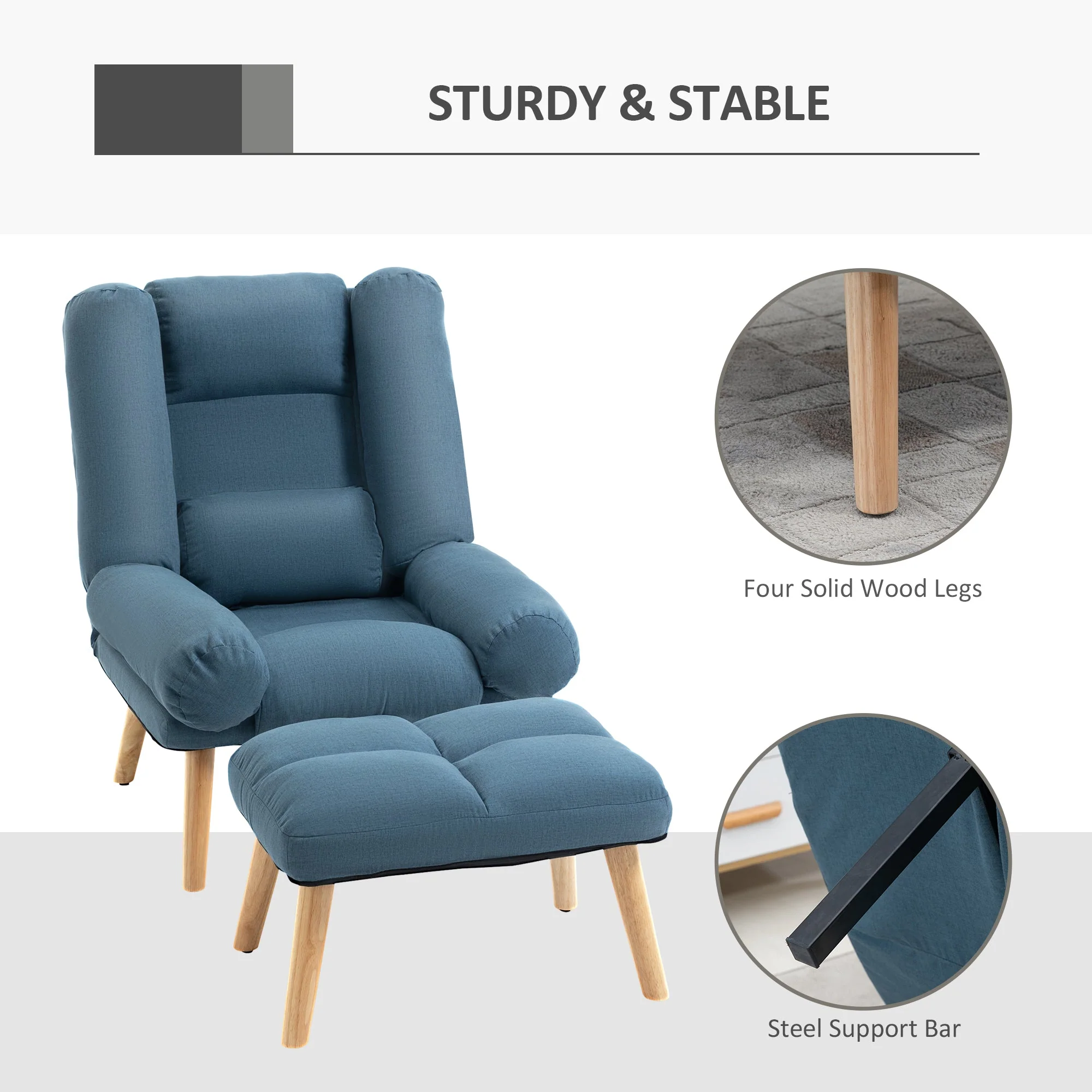 Three-Position Reclining Armchair - Image 6