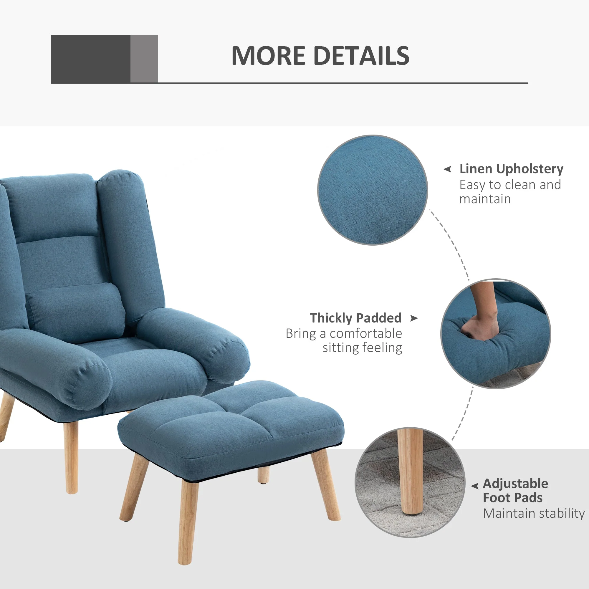 Three-Position Reclining Armchair - Image 7