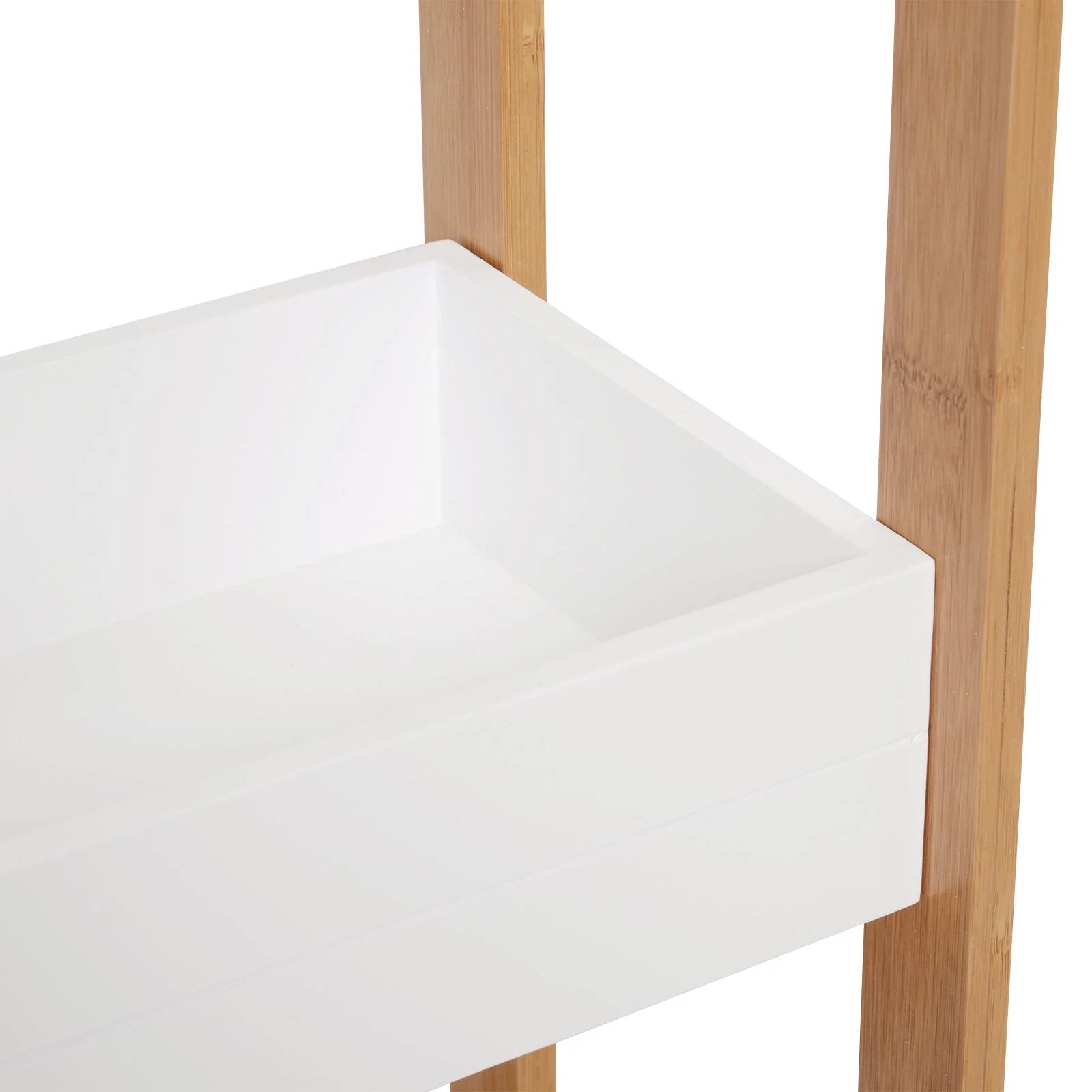 Three-Tier Bamboo Bathroom Rack - Image 9