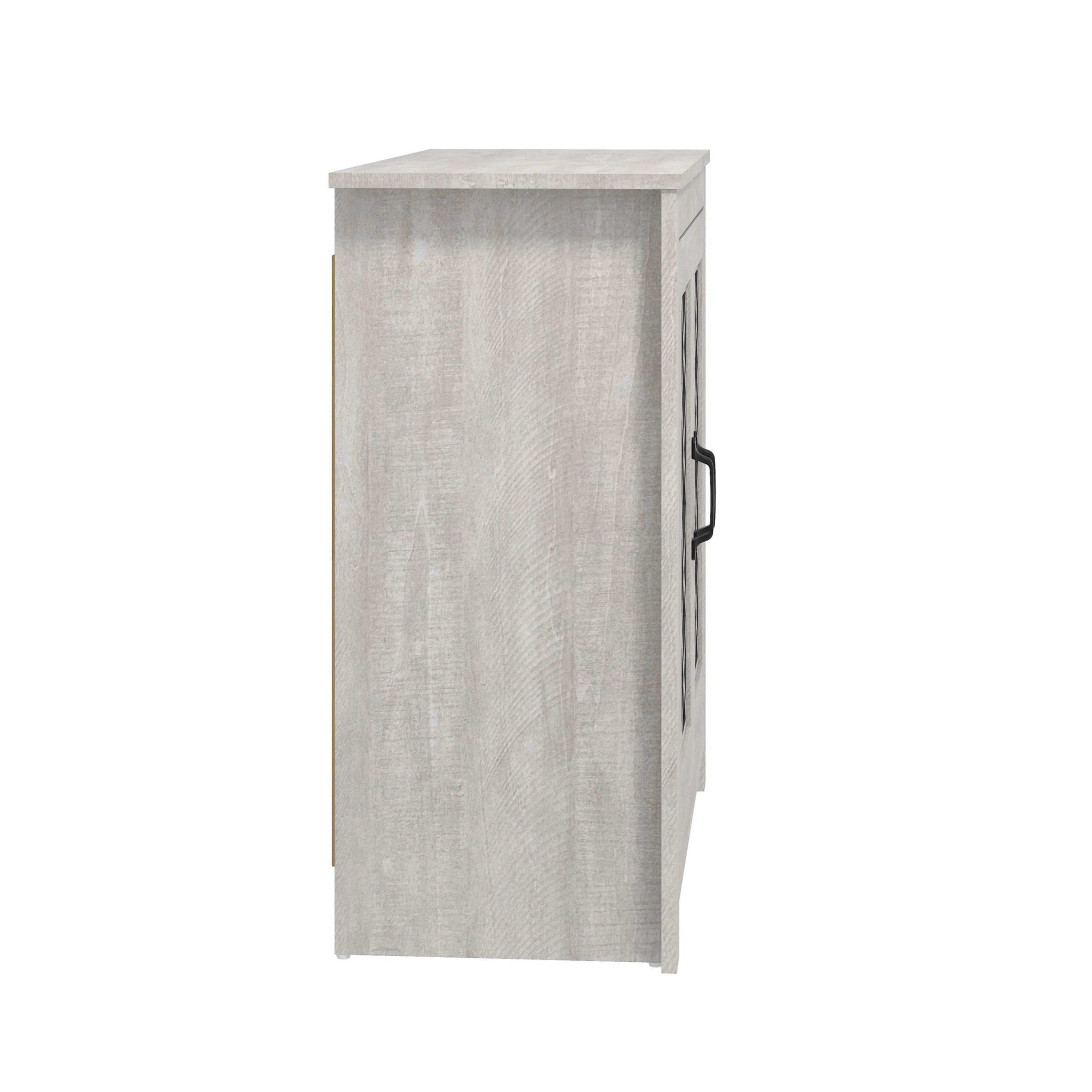 Tiverton Shoe Storage Light Grey 2 Doors 4 Shelves - Image 5