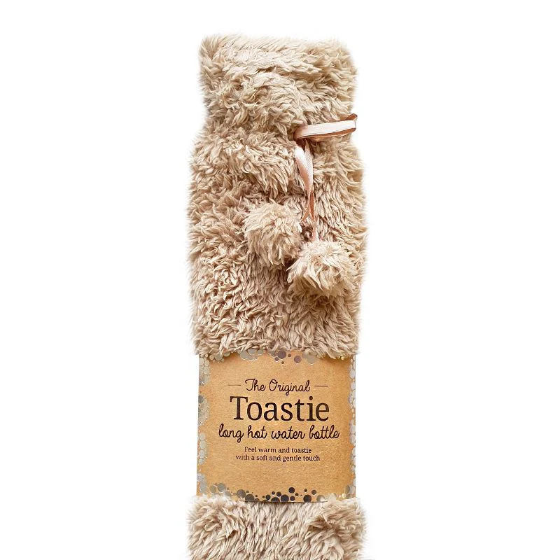 Toastie Long Hot Water Bottle Brown - Image 3