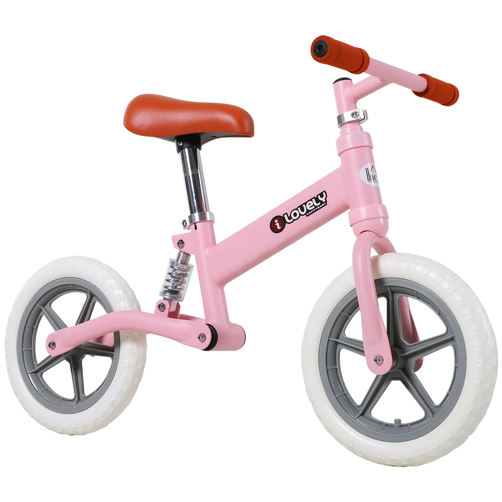 Toddler Balance Bike No Pedal Walk Training Pink - Image 9