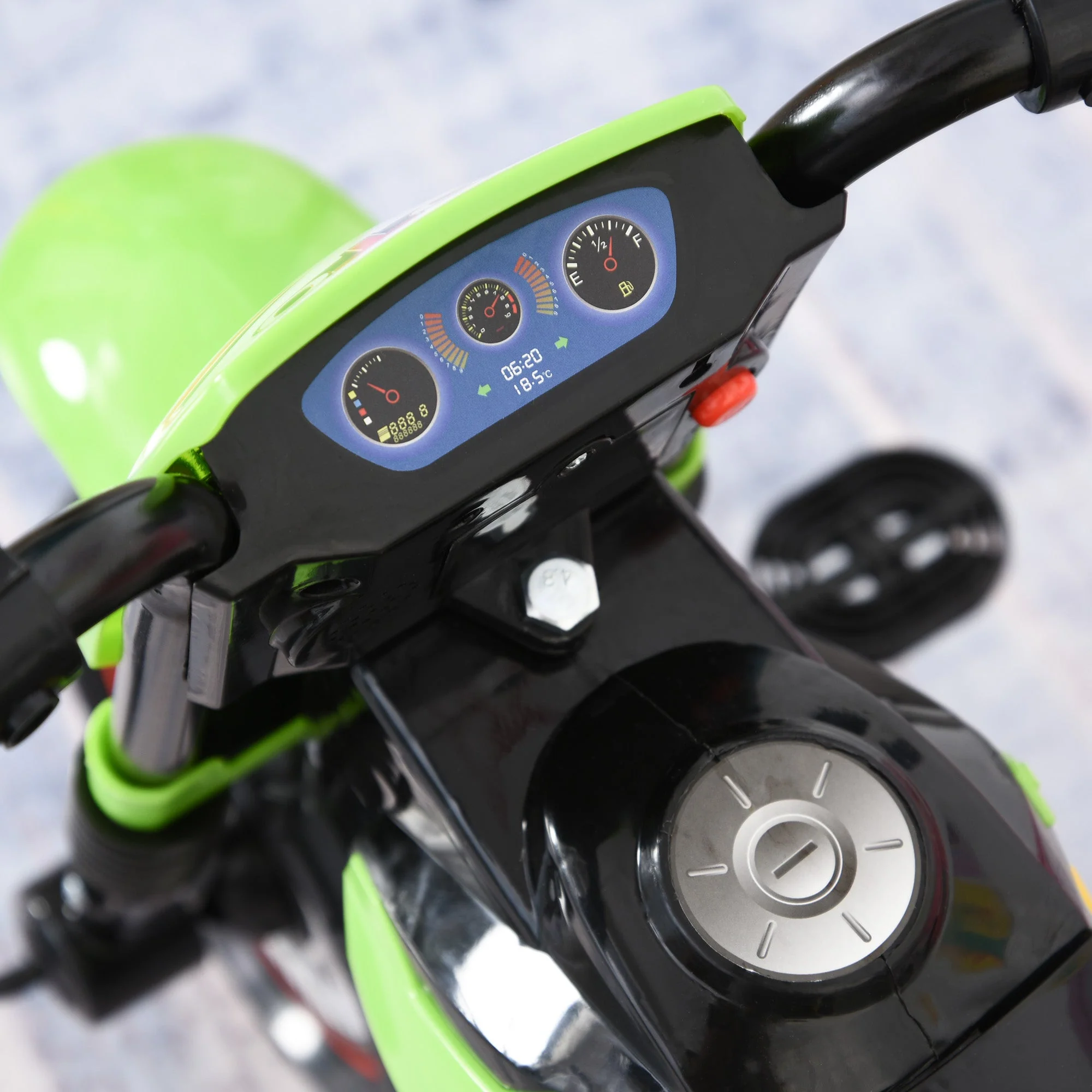Toddlers 3-Wheel PP Ride On Pedal Trike Green - Image 8